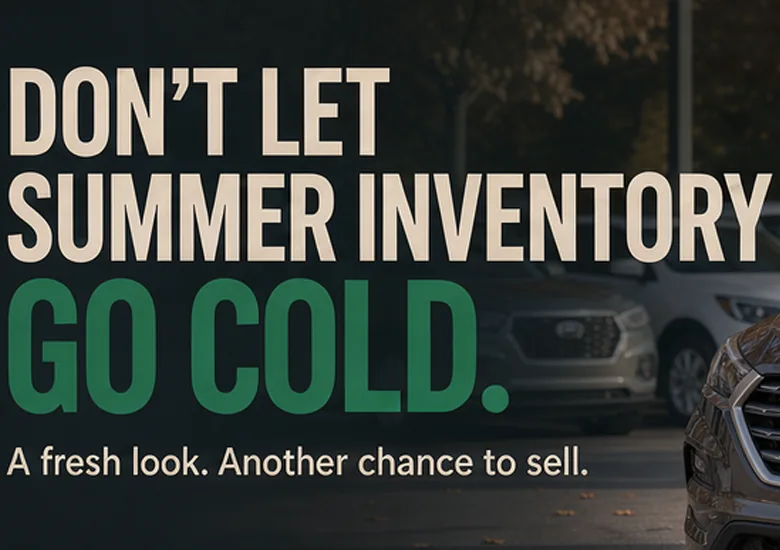 Fall inventory refresh for car dealers